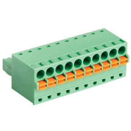 Federkraftklemmblock 3,5 mm | steckbar | Buchse