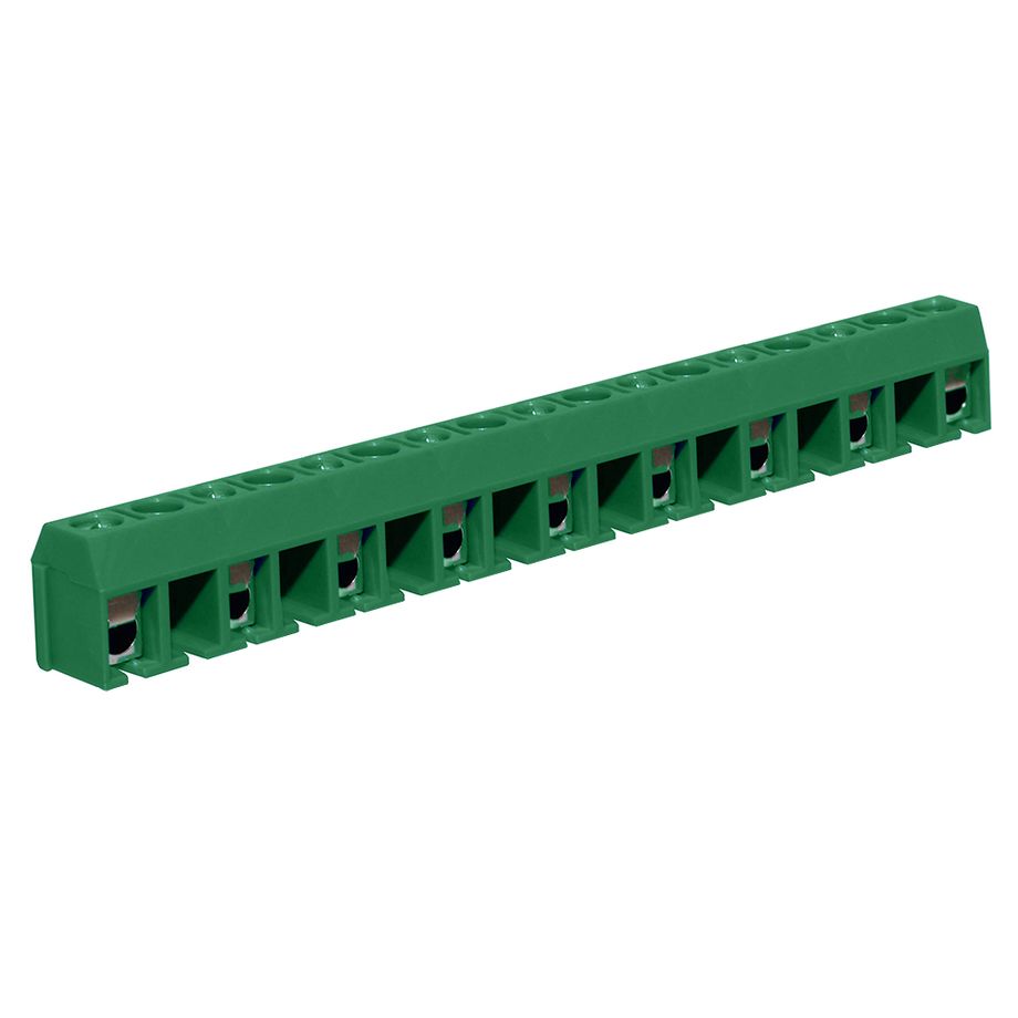 Anschlussklemme 10 mm | Drahtschutzbügel | niedriges Profil | 90°