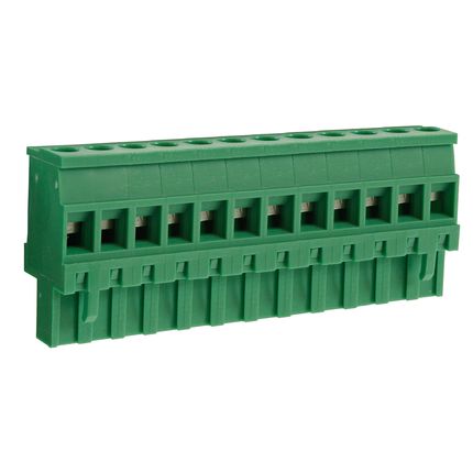 Steckbare Anschlussklemme 5 mm | Buchse | vertikal reversed | Rising-Clamp