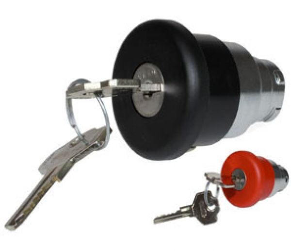 Ein/Aus Metall Sicherheit Schlüsselschalter Sperre+Tasten 2 Position SPST 1A ZP 