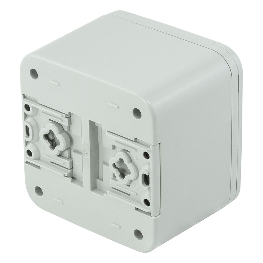 Outdoorgehäuse IP66/67 | Polycarbonat V0 | optional mit Mastbefestigung | HUB-Serie