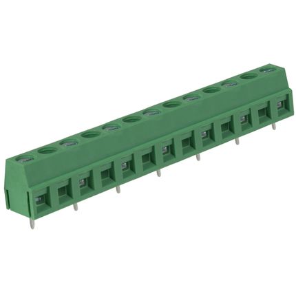 Anschlussklemme 10,16 mm | niedriges Profil | 45° | Rising-Clamp