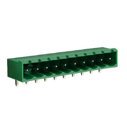 Steckbare Anschlussklemme 5 mm | Stecker | horizontal | geschlossene Seiten