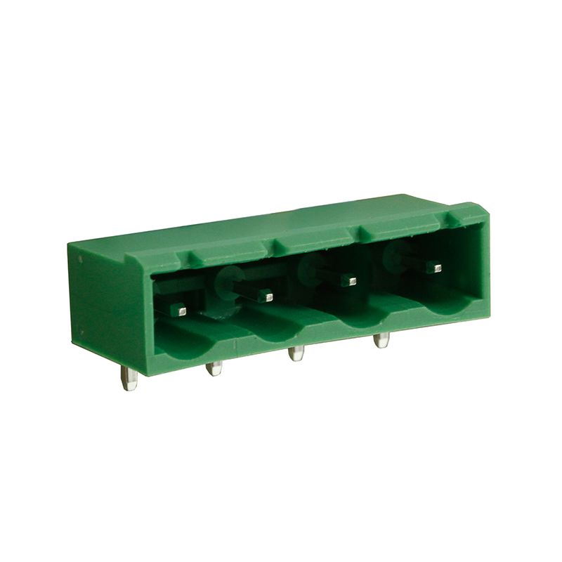 Steckbare Anschlussklemme 7,5 mm | Stecker | horizontal | geschlossene Seiten