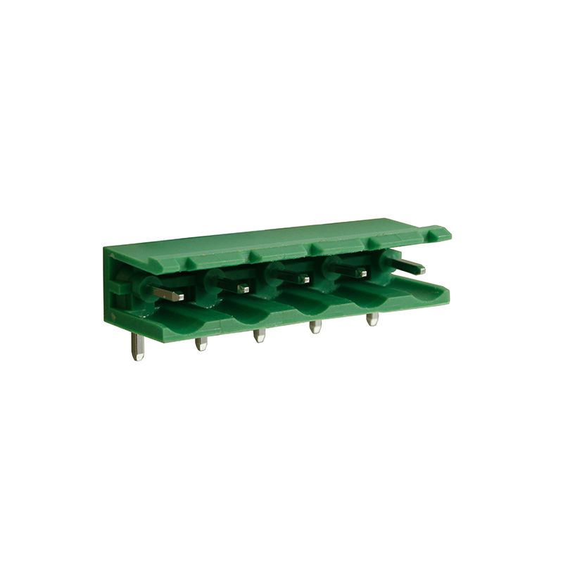 Steckbare Anschlussklemme 7,5 mm | Stecker | horizontal | geschlossene Seiten