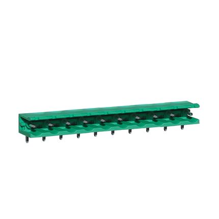 Steckbare Anschlussklemme 7,62 mm | Stecker | horizontal | offene Seiten
