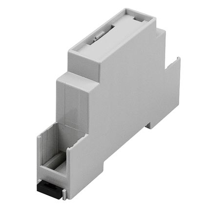 Hutschienengehäuse | modular | Polycarbonat V0 | mit langer Wand und Zwischenboden | Serie CNMB-WST
