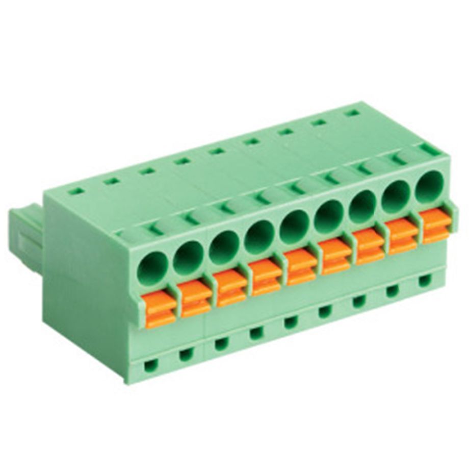 Federkraftklemmblock 3,81 mm | steckbar | Buchse