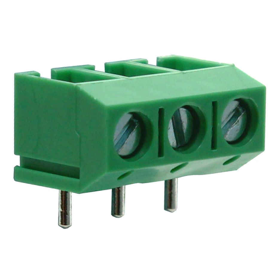 Anschlussklemme 5 mm | niedriges Profil | 90°