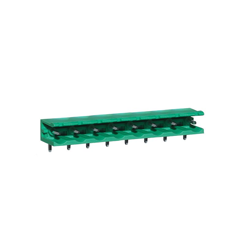 Steckbare Anschlussklemme 7,62 mm | Stecker | horizontal | geschlossene Seiten