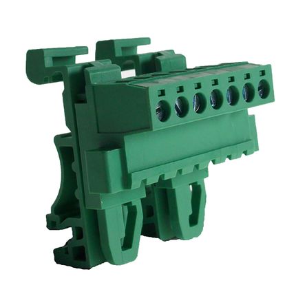 Steckbare DIN-Schienen-Anschlussklemme 5 mm | horizontal