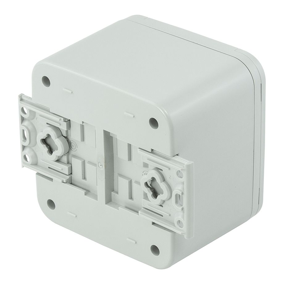 Outdoorgehäuse IP66/67 | Polycarbonat V0 | optional mit Mastbefestigung | HUB-Serie