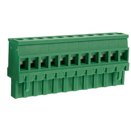 Steckbare Anschlussklemme 5 mm | Buchse | vertikal reversed | Rising-Clamp