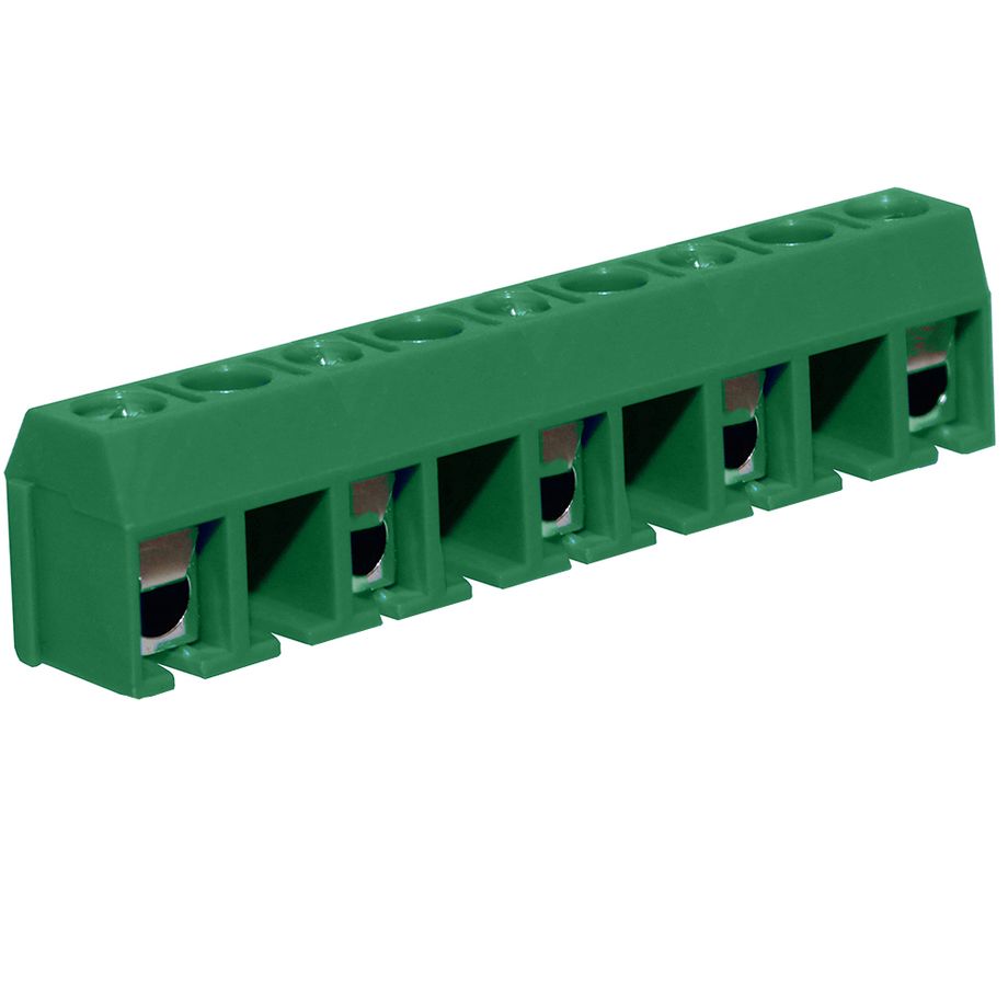 Anschlussklemme 10 mm | Drahtschutzbügel | niedriges Profil | 90°