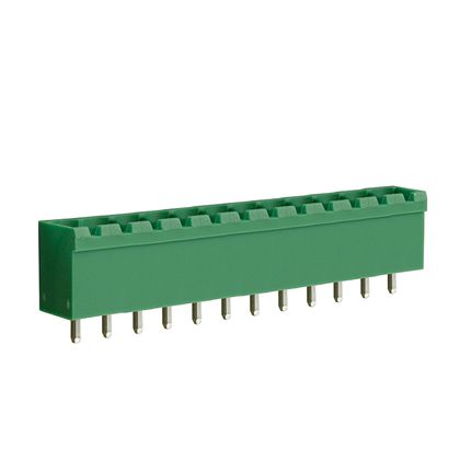 Steckbare Anschlussklemme 5 mm | Stecker | vertikal | geschlossene Seiten
