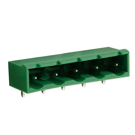 Steckbare Anschlussklemme 7,5 mm | Stecker | horizontal | geschlossene Seiten