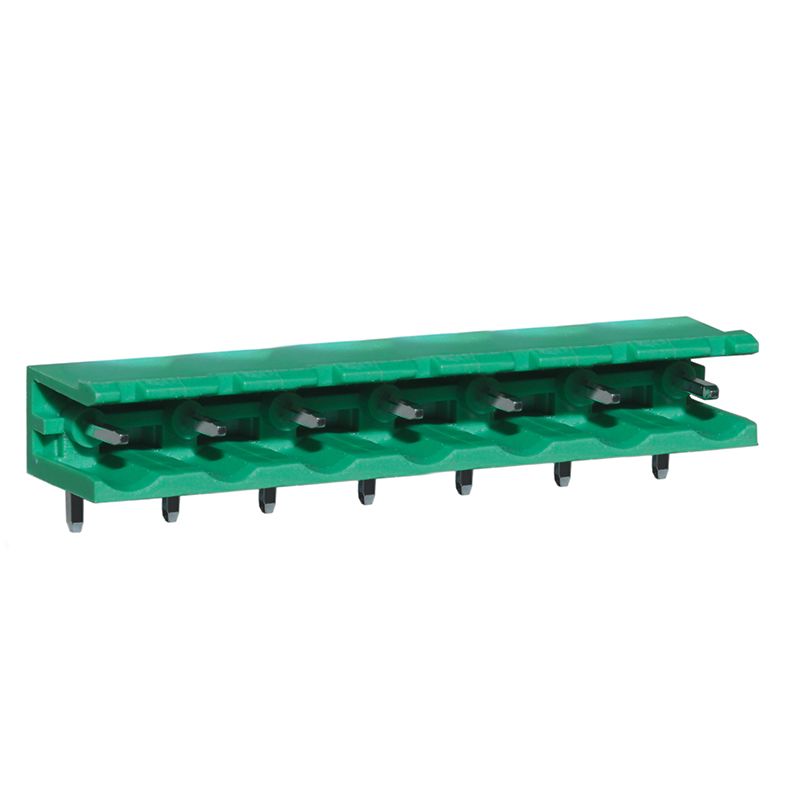 Steckbare Anschlussklemme 7,62 mm | Stecker | horizontal | geschlossene Seiten
