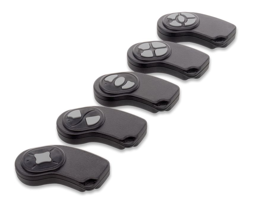 Schlüsselbundgehäuse IP54 | mit Batteriefach CR2032 | ergonomisch gebogen | Serie 2955-40