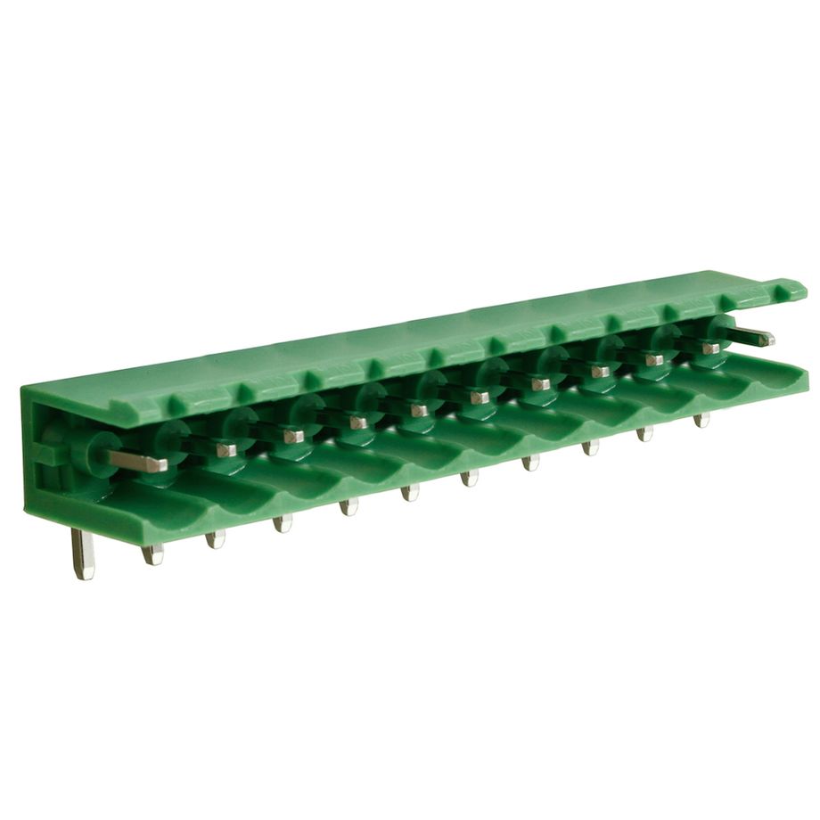 Steckbare Anschlussklemme 5 mm | Stecker | horizontal | geschlossene Seiten