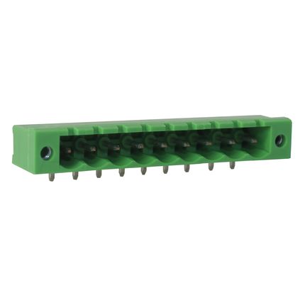 Steckbare Anschlussklemme 5,08 mm | Stecker | horizontal | mit Flansch