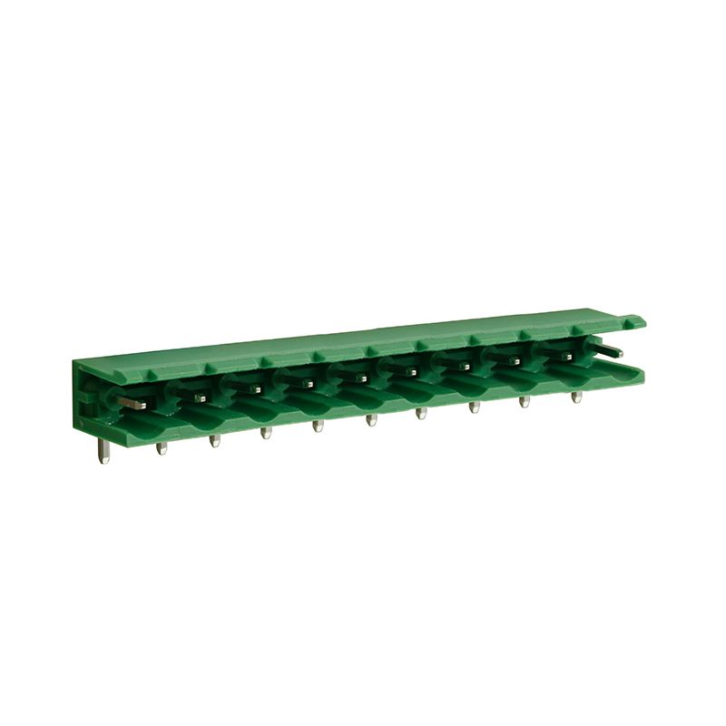 Steckbare Anschlussklemme 7,5 mm | Stecker | horizontal | geschlossene Seiten