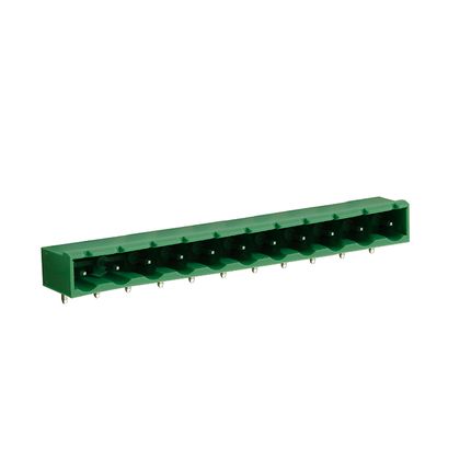 Steckbare Anschlussklemme 7,5 mm | Stecker | horizontal | geschlossene Seiten