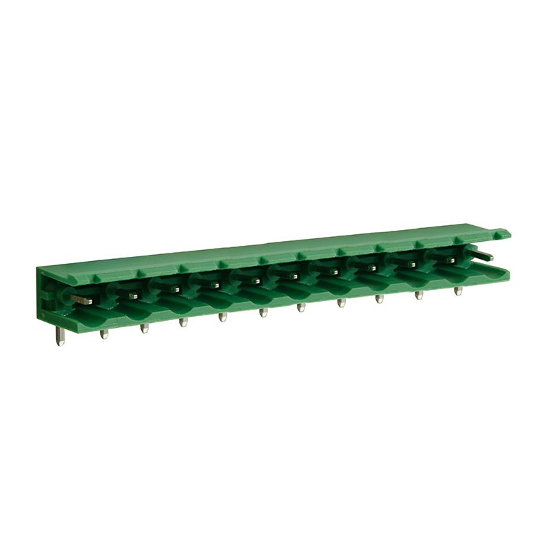 Steckbare Anschlussklemme 7,5 mm | Stecker | horizontal | geschlossene Seiten