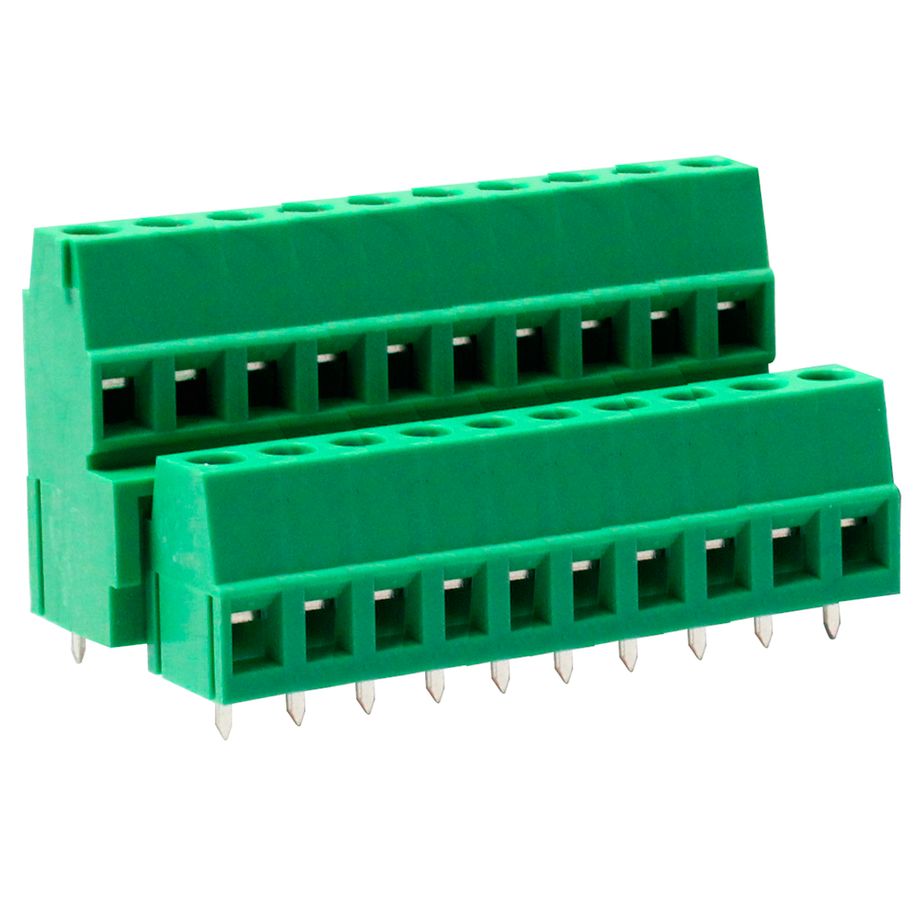 Doppelstock-Anschlussklemme 5,08 mm | Rising-Clamp