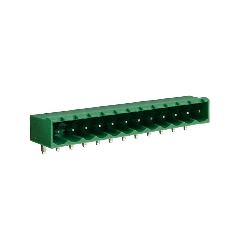 Steckbare Anschlussklemme 5 mm | Stecker | horizontal | geschlossene Seiten