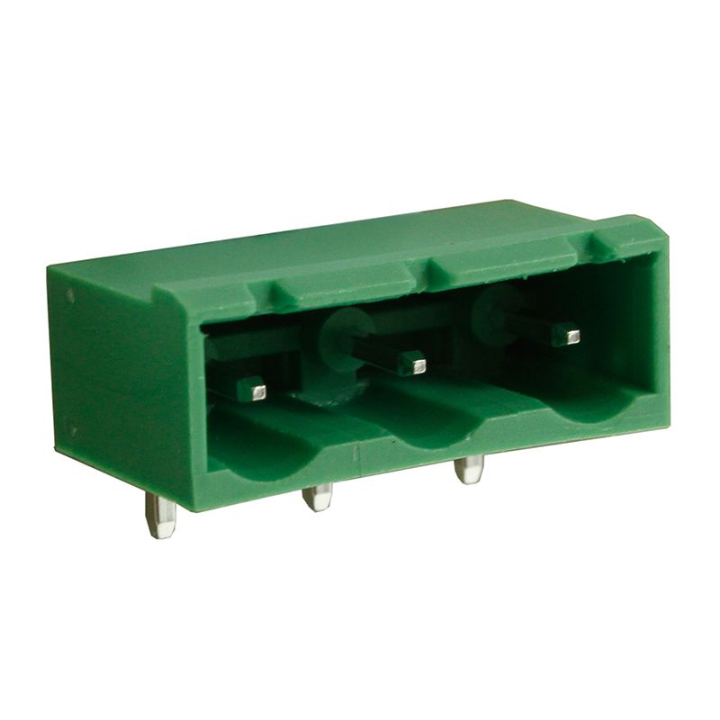 Steckbare Anschlussklemme 7,5 mm | Stecker | horizontal | geschlossene Seiten