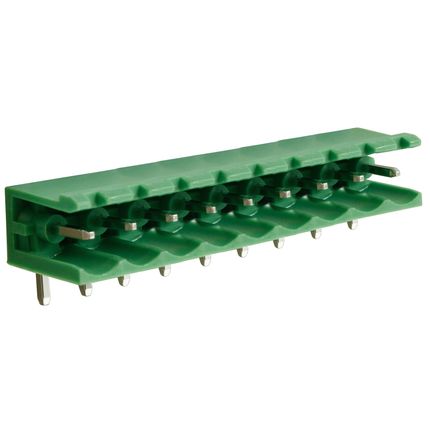 Steckbare Anschlussklemme 5 mm | Stecker | horizontal | offene Seiten