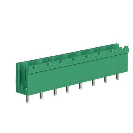 Steckbare Anschlussklemme 7,62 mm | Stecker | vertikal | offene Seiten