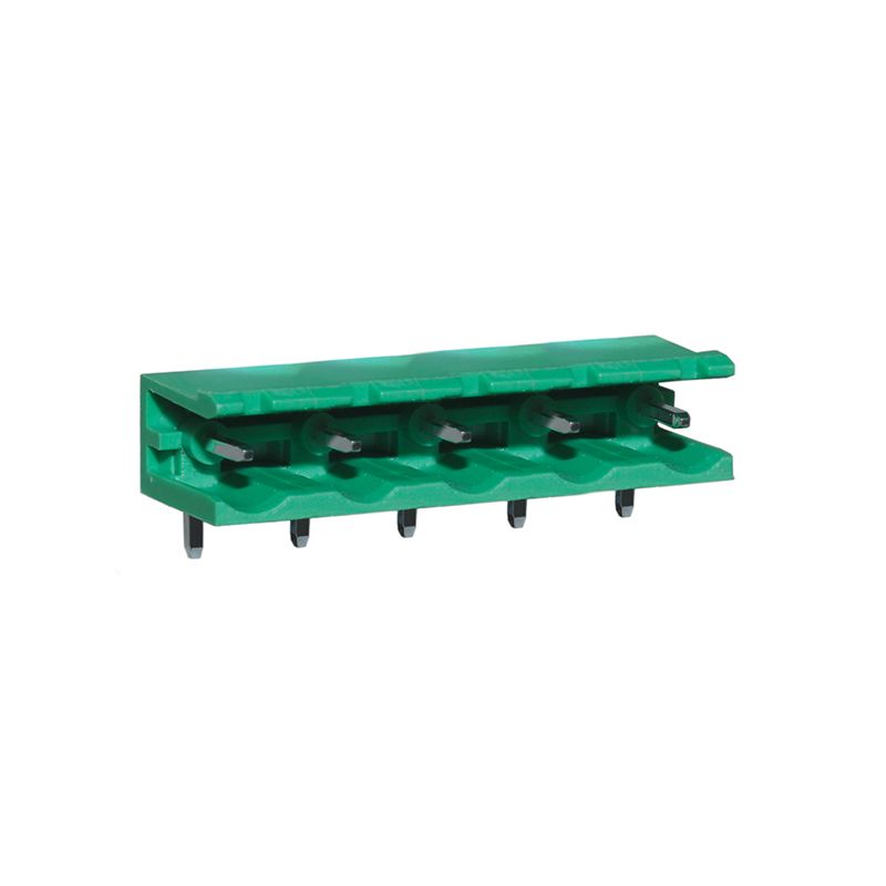 Steckbare Anschlussklemme 7,62 mm | Stecker | horizontal | geschlossene Seiten