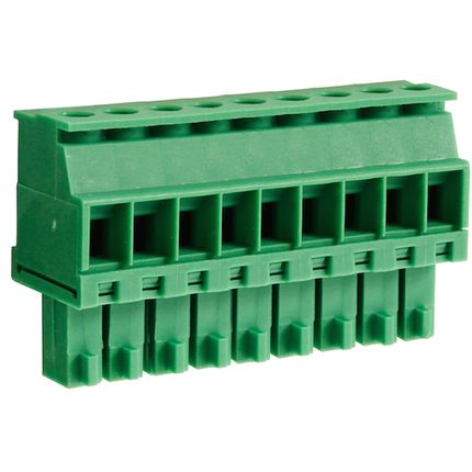 Steckbare Anschlussklemme 3,5 mm | Buchse | vertikal standard | Rising-Clamp