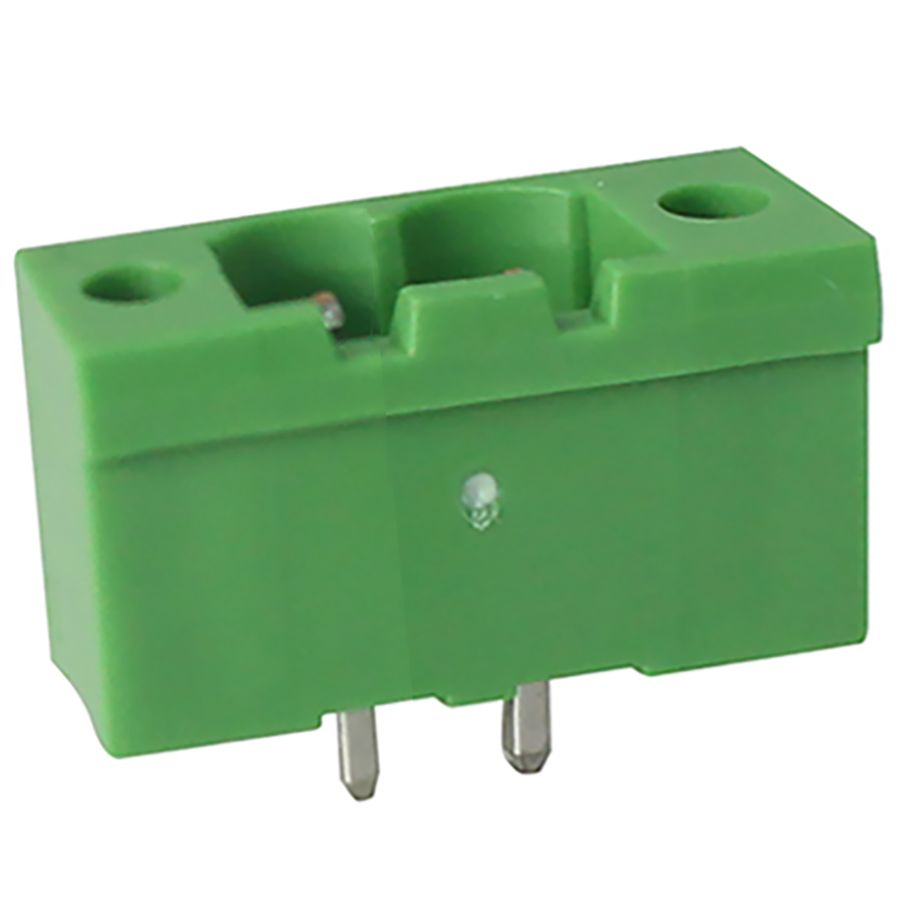 Steckbare Anschlussklemme 5 mm | Stecker | vertikal | geschlossene Seiten