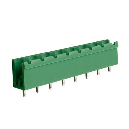Steckbare Anschlussklemme 7,5 mm | Stecker | vertikal | offene Seiten