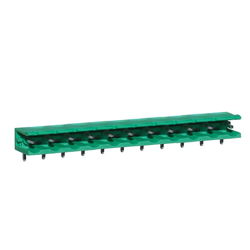 Steckbare Anschlussklemme 7,62 mm | Stecker | horizontal | geschlossene Seiten