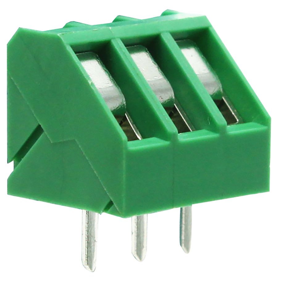 Anschlussklemme 5 mm | niedriges Profil | 45° | Rising-Clamp