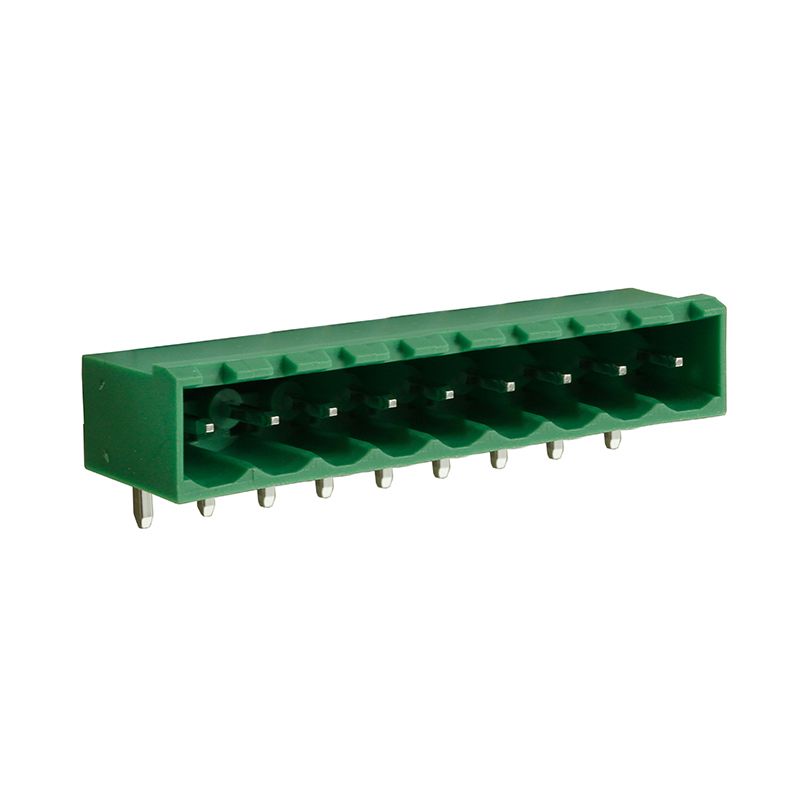 Steckbare Anschlussklemme 5 mm | Stecker | horizontal | geschlossene Seiten