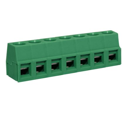 Anschlussklemme 5 mm | niedriges Profil | 90° | Rising-Clamp