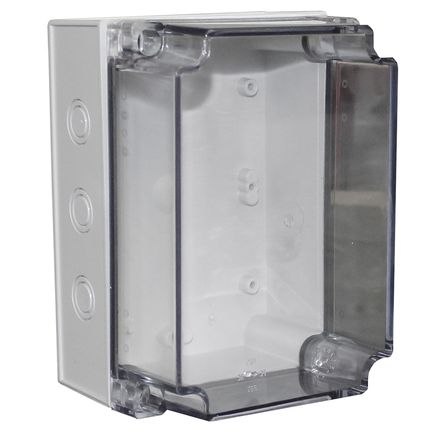 Elektronikgehäuse IP67 | ABS oder Polycarbonat | mit Knockout für Kabelanschluss | Serie X6
