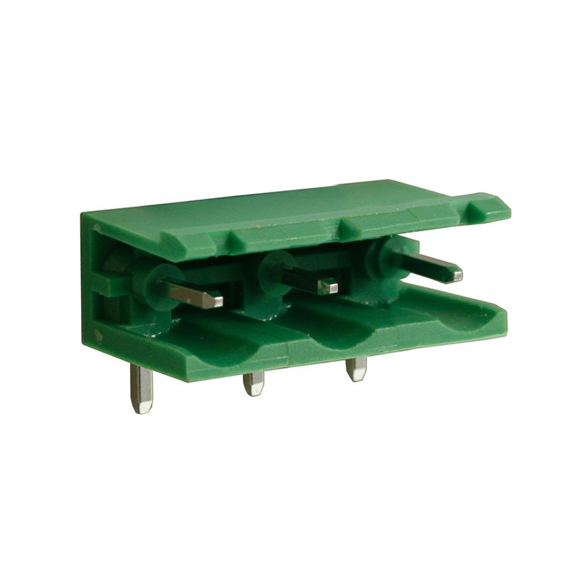 Steckbare Anschlussklemme 7,5 mm | Stecker | horizontal | geschlossene Seiten