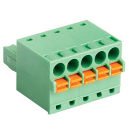 Federkraftklemmblock 3,81 mm | steckbar | Buchse