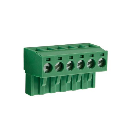 Steckbare Anschlussklemme 5 mm | Buchse | Rising-Clamp
