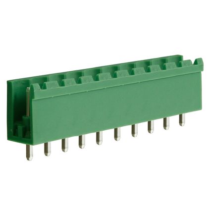 Steckbare Anschlussklemme 5 mm | Stecker | vertikal | offene Seiten