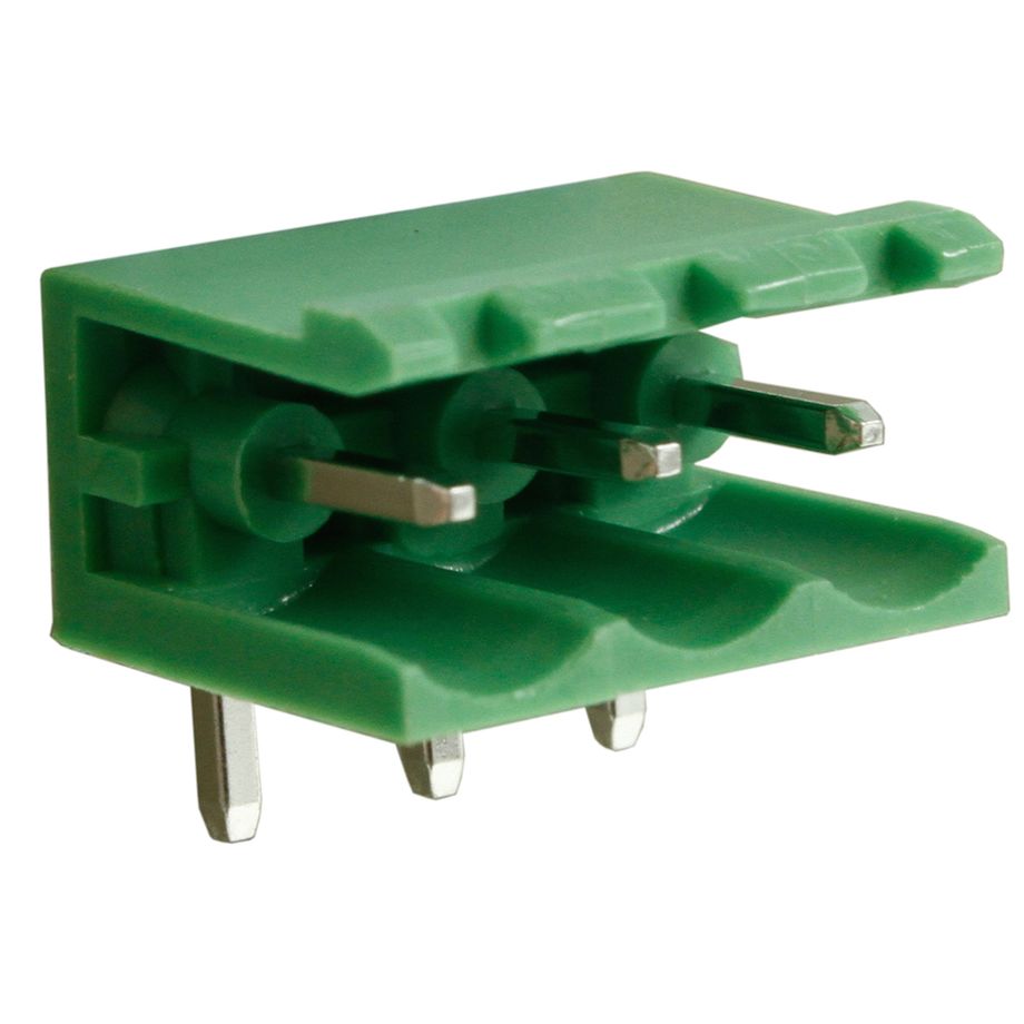 Steckbare Anschlussklemme 5 mm | Stecker | horizontal | geschlossene Seiten