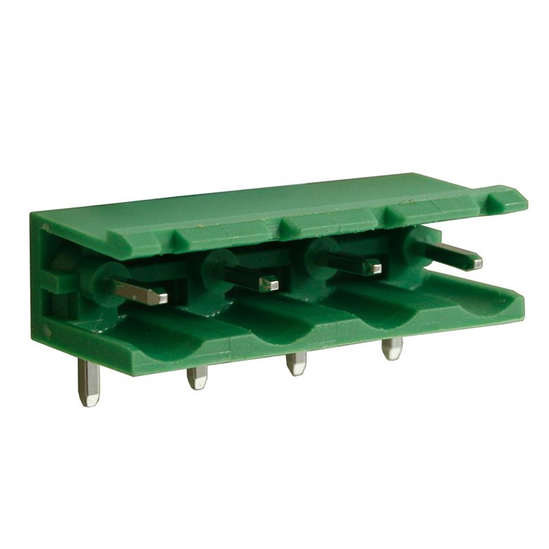 Steckbare Anschlussklemme 7,5 mm | Stecker | horizontal | geschlossene Seiten