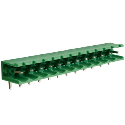 Steckbare Anschlussklemme 5 mm | Stecker | horizontal | offene Seiten