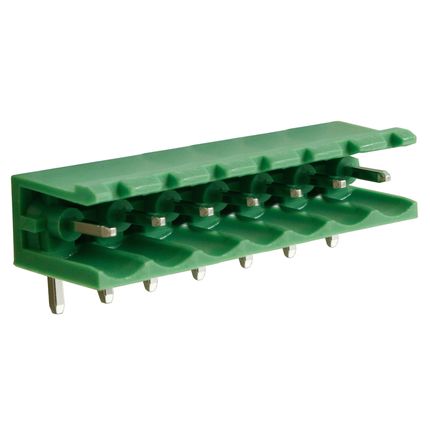 Steckbare Anschlussklemme 5 mm | Stecker | horizontal | offene Seiten