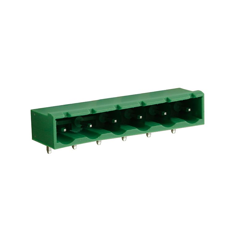Steckbare Anschlussklemme 7,5 mm | Stecker | horizontal | geschlossene Seiten